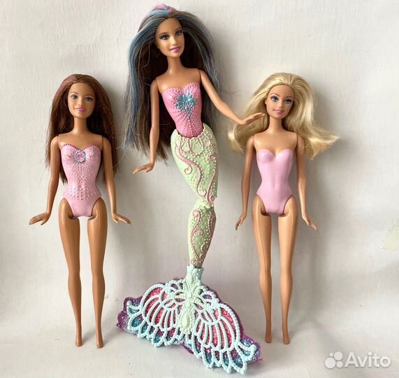 Куклы Барби оригинал, лот 3 шт