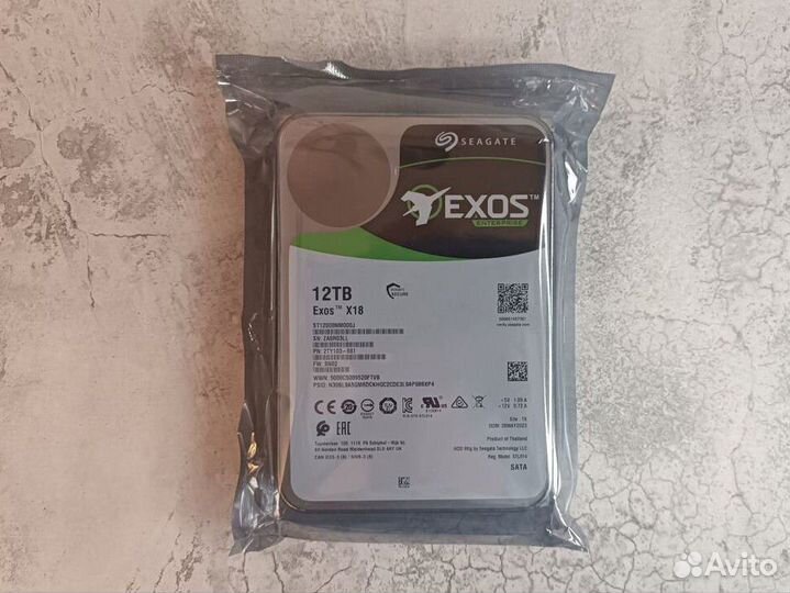 Жесткий диск 12 Тб Seagate Exos ST12000NM000J