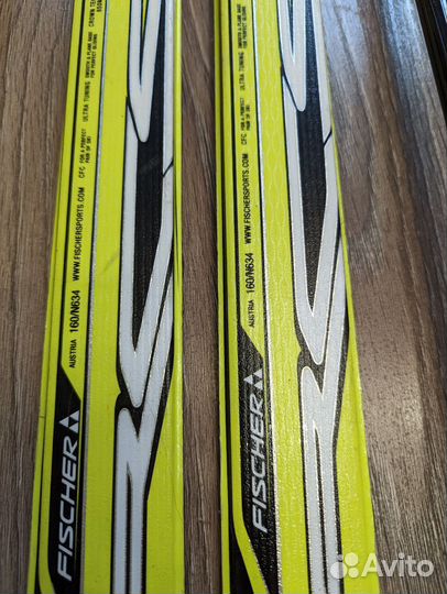 Беговые лыжи Fischer 140, 150, 160 с ботинками