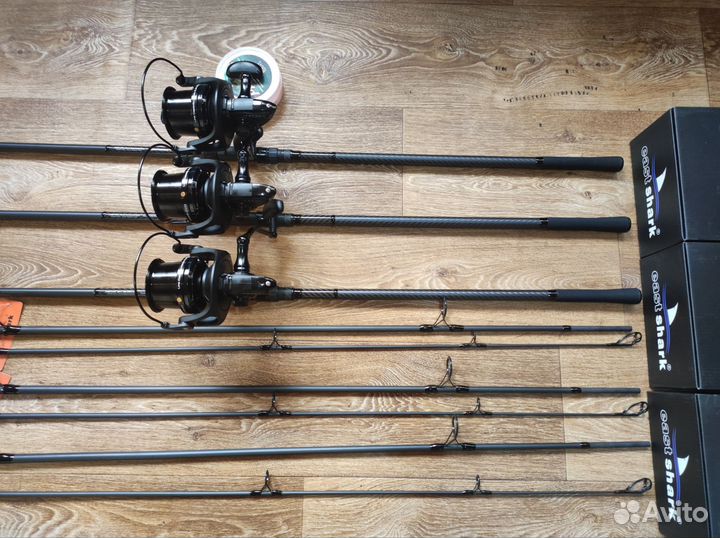 Профессиональный карповый комплект 3+3. Eastshark
