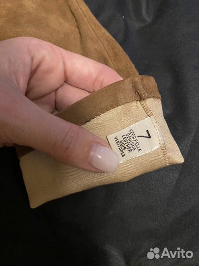 Перчатки женские замшевые новые