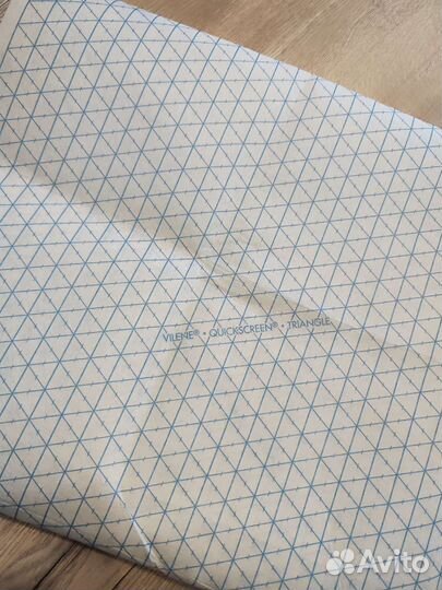 Флизелин неклеевой для пэчворка с разметкой