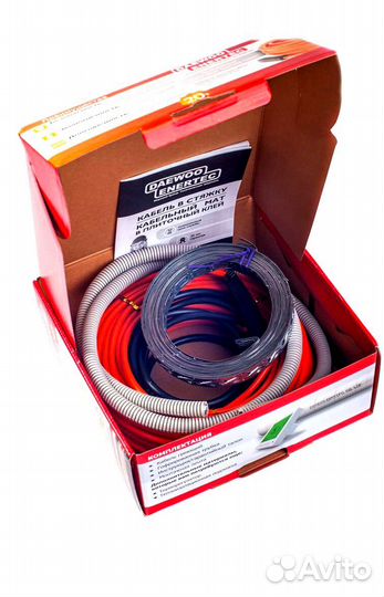 Двухжильный кабельный тёплый пол daewoo enertec