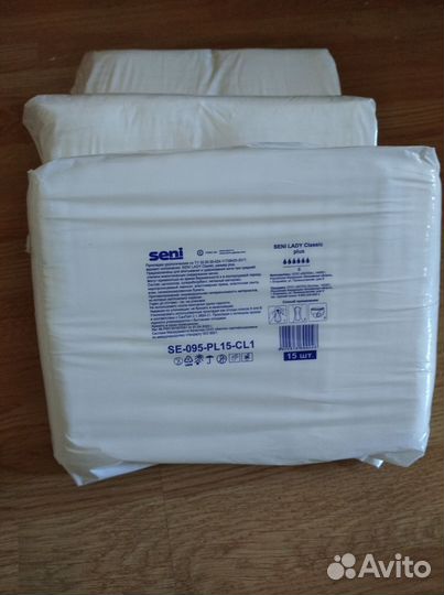 Урологические прокладки seni 6 капель