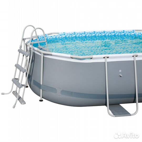 Каркасный бассейн овальный 427х250х100см, 56620 BW