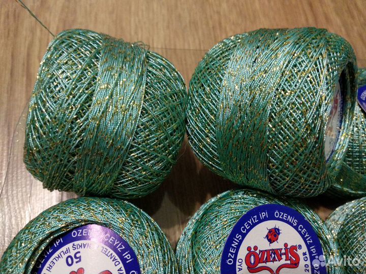 Нитки с люрексом