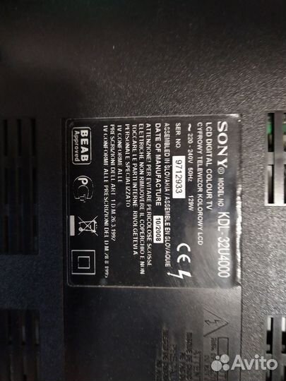 Плата 1-876-638-11, Sony KDL-32U4000