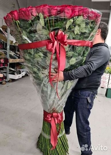 Высокие розы Доставка цветов