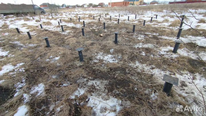 Фундамент винтовые сваи