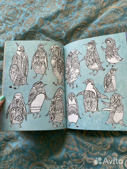 Раскраска антистресс новая