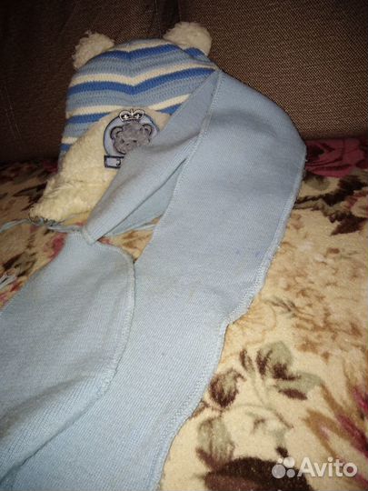 Шапка (зимняя) на мальчика