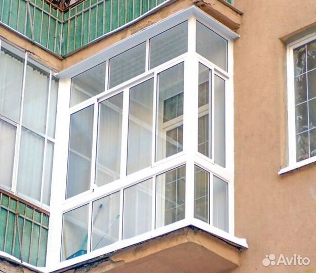 Остекление балконов и лоджий под ключ J5898