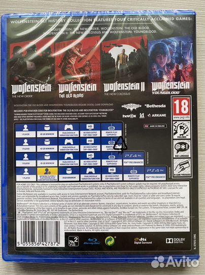 Wolfenstein Alt History Collection Sony PS4/PS5