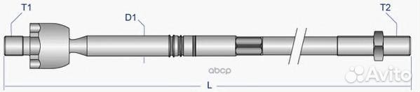 Осевая Тяга Передний L/R opax2194 Moog