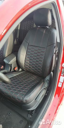 Автомобильные чехлы из экокожи 