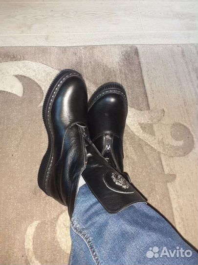 Ботинки женские демисезонные кожа