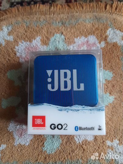 Колонка JBL GO 2, 3 Вт, синяя оригинал