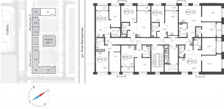 1-к. квартира, 38,8 м², 3/10 эт.