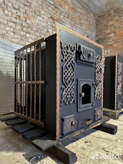 Печь для бани с отоплением предбанника