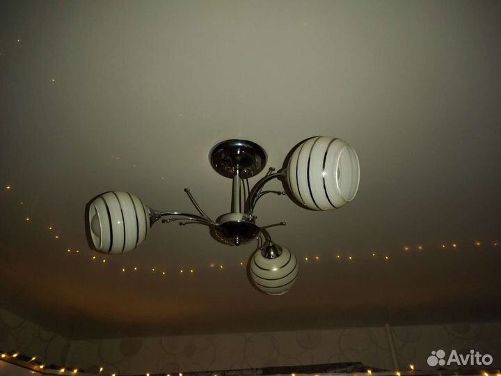 Люстра потолочная бу