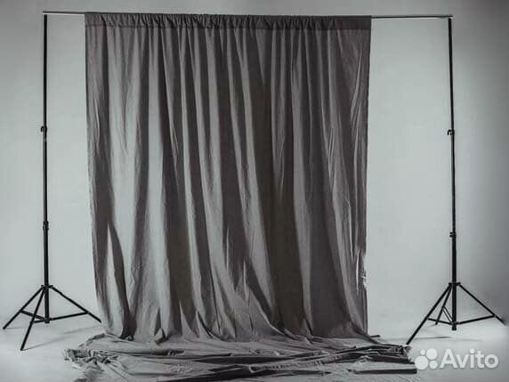 Фотофон серый 2х3м