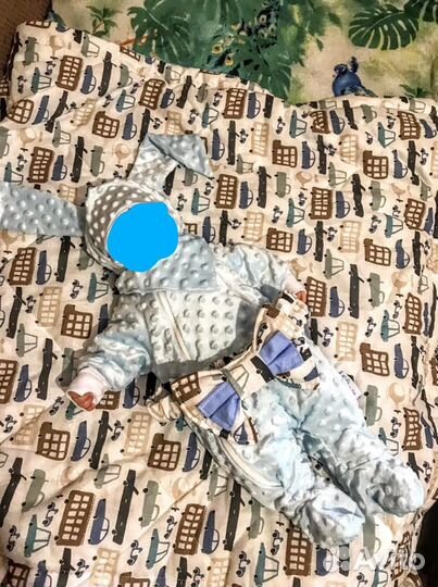 Конверт на выписку для мальчика весна осень