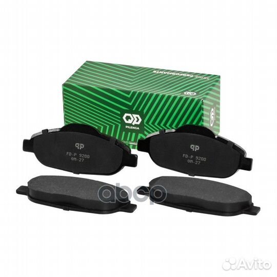 Колодки тормозные peugeot 308 07/3008 09- пере