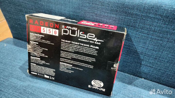 Видеокарта rx 550 4gb low profile