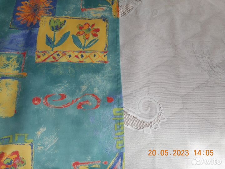 Комплект из двух портьер и тюлевой шторы