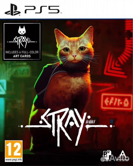 PS5 диск Stray, абсолютно новый,запечатан,рус.верс