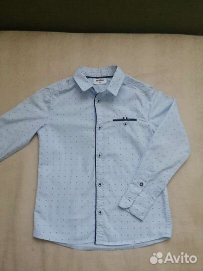 Рубашка школьная для мальчика 122 128