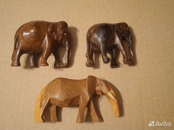 Фигурки дерево, мыльный камень