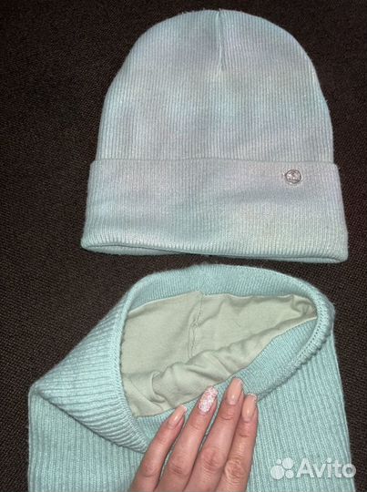 Комплект шапка и снуд