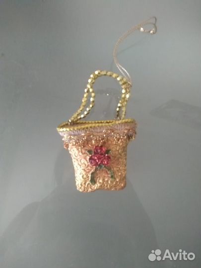 Елочная игрушка Сумочка