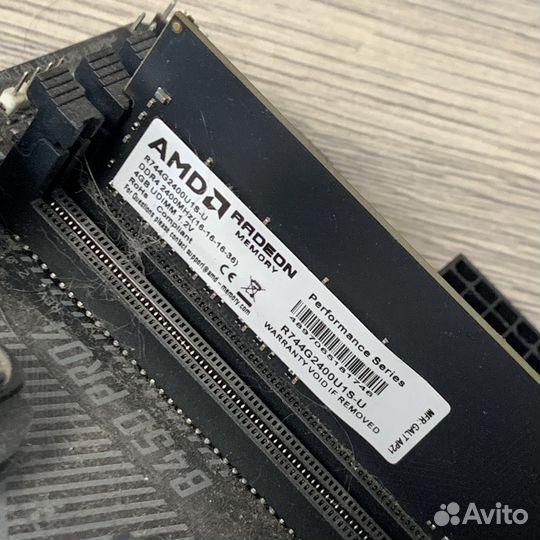 Материнская плата asrock b450m pro4