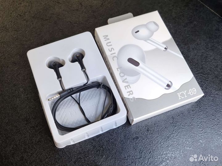 Вакуумные наушники KY69
