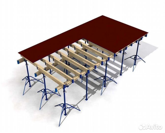 Аренда строительных лесов и стойки для опалубки