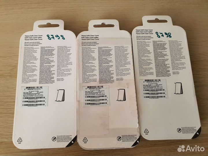 Оригинальный чехол Samsung A02s Soft Clear Cover