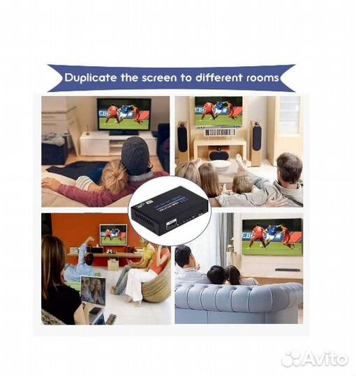 Сплиттер 1 hdmi вход 4 hdmi выхода, 2K-4K