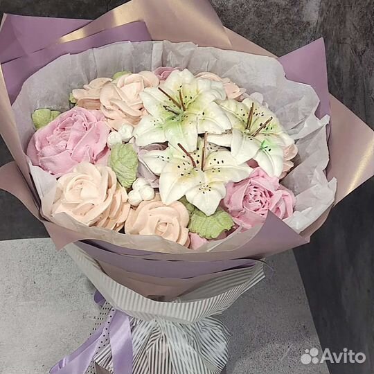 Зефирные цветы