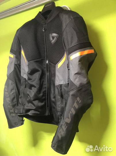 Мотокуртка Revit GT-R Air 3 оранжевые вставки