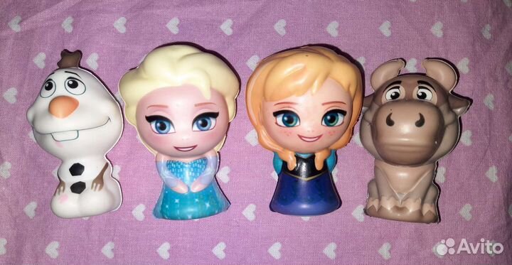 Игрушки резиновые и пластик из мультфильмов