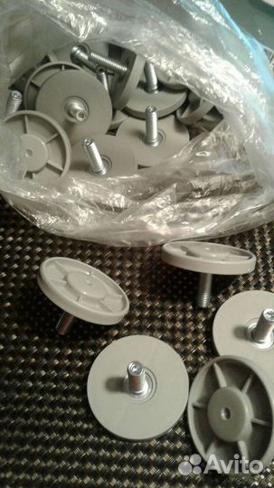 Регулируемые ножки, круглые стационарные