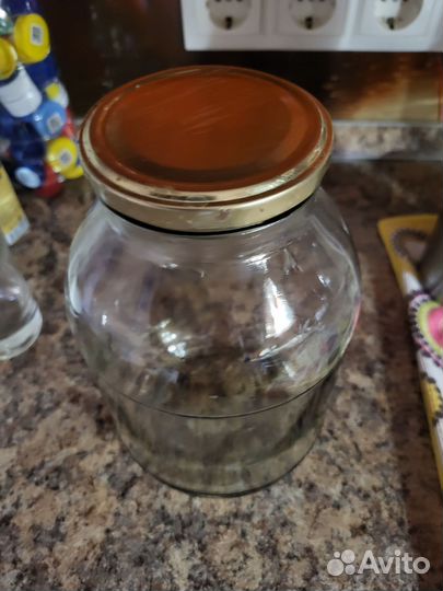 Банки стеклянные винтовые 2 л + крышки