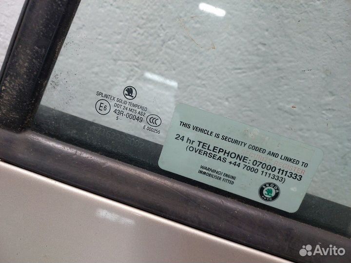 Дверь боковая левая задняя Skoda Octavia (A5), 2006