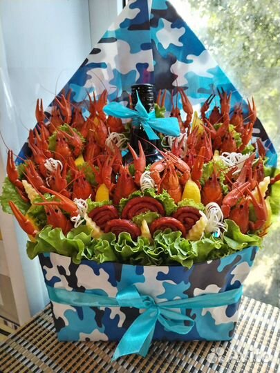 Букет из раков Мужской, Пивной букет