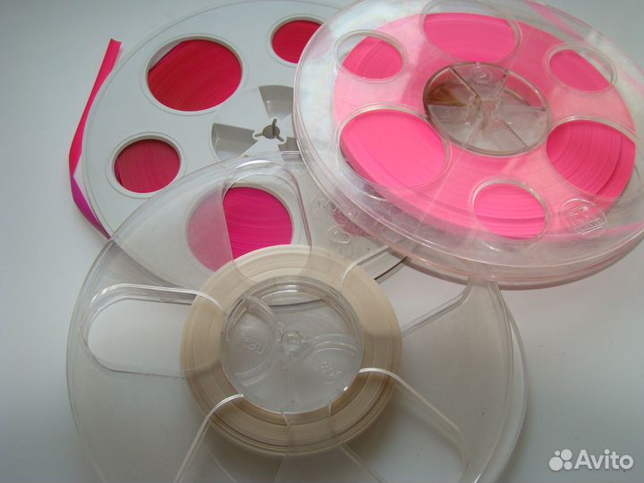 Ракордная лента (ракорд) белая, красная, розовая