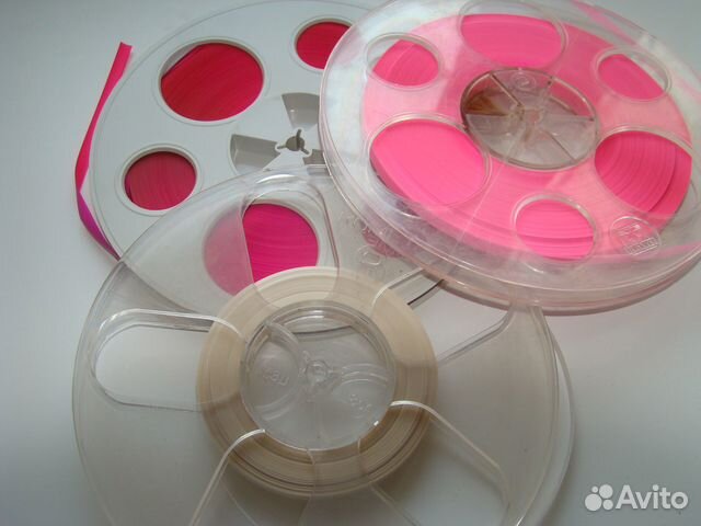 Ракордная лента (ракорд) белая, красная, розовая