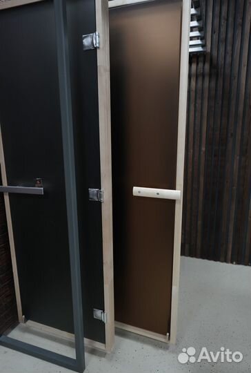 Дверь для бани стеклянная