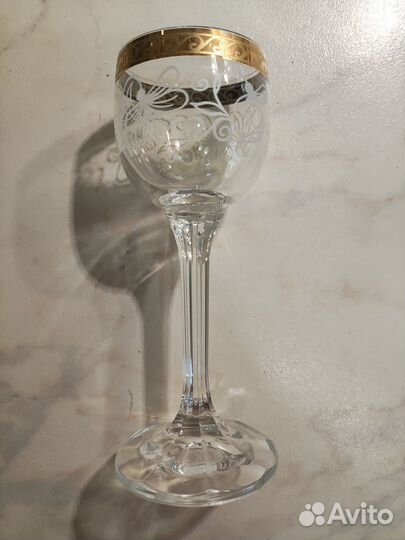 Рюмки для водки ликера новые Богемия 6 шт